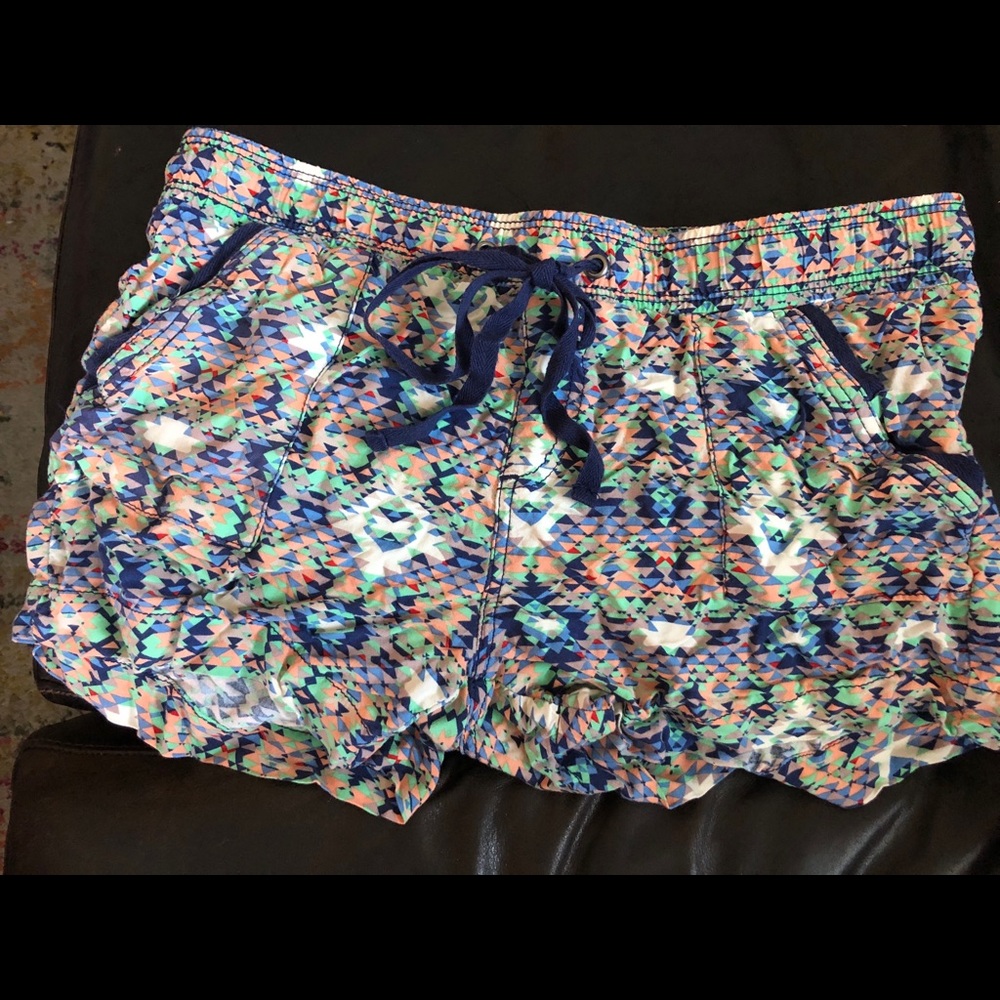 Aztec printed shorts